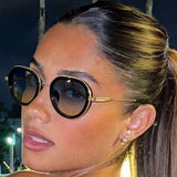 Vintage Round Metal Sunglasses