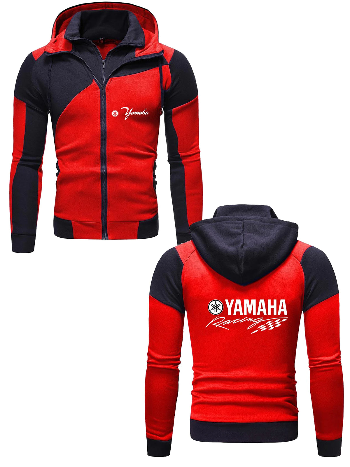 Yamaha Logo Zip-Up Hoodie