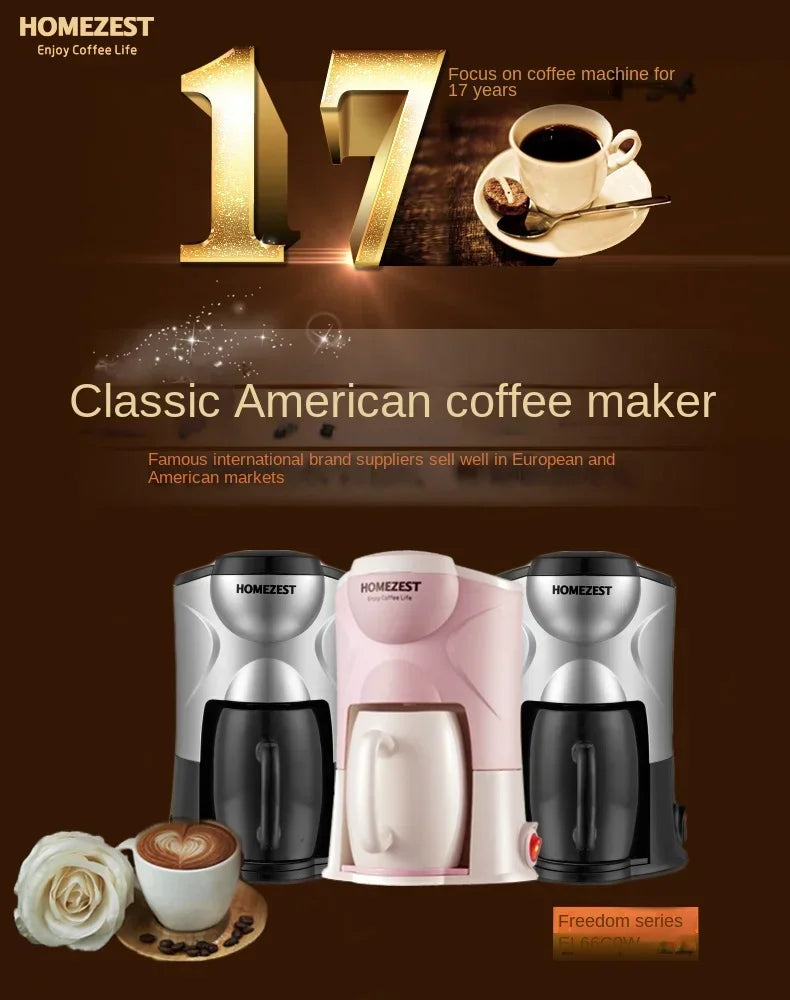 Mini Automatic Drip Coffee Maker