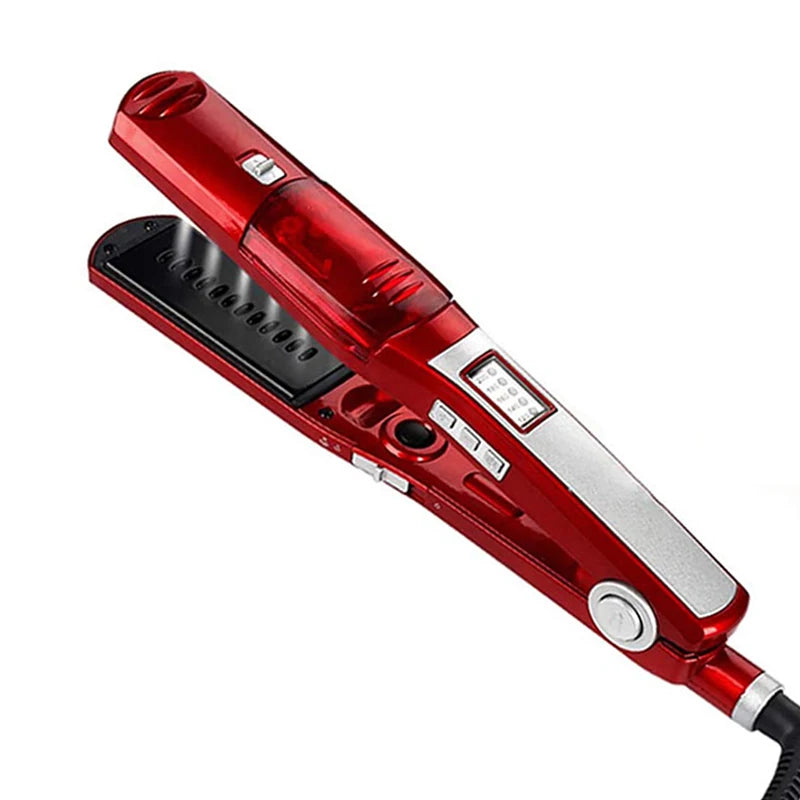 Steam Hair Straightening Brush Iron