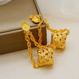 Dubai Gold Color Bridal Jewelry Set