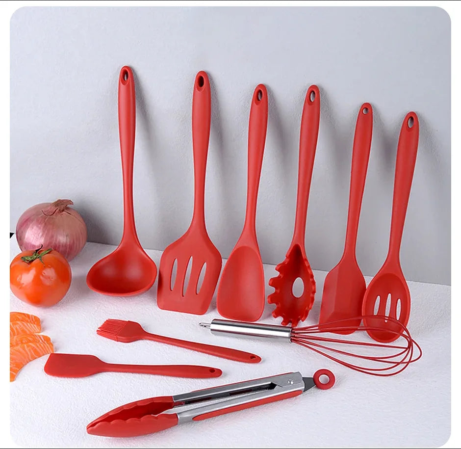 10pcs Silicone Cookware Set