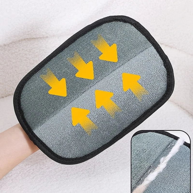 Portable Pet Hair Remover Gloves – Washable Grooming Gloves