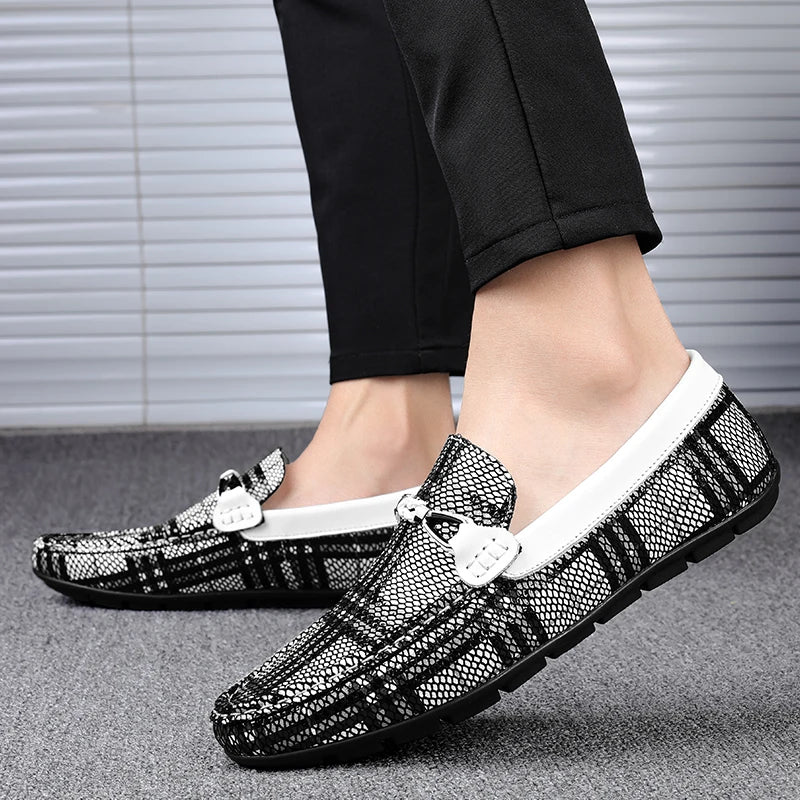 Men Suede Casual Driving Shoes