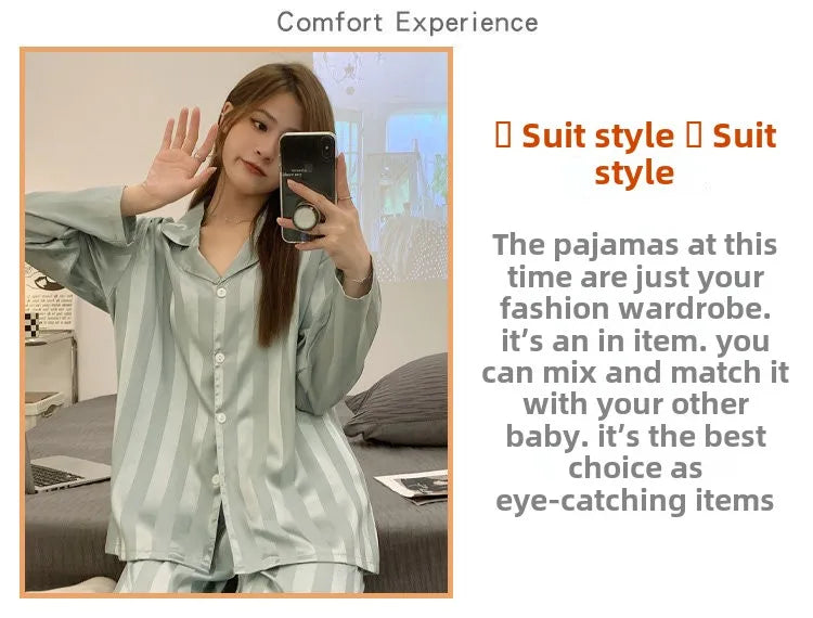Women's Satin Pajama Set