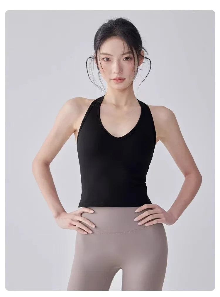 Fitness Vest Backless Sports Top
