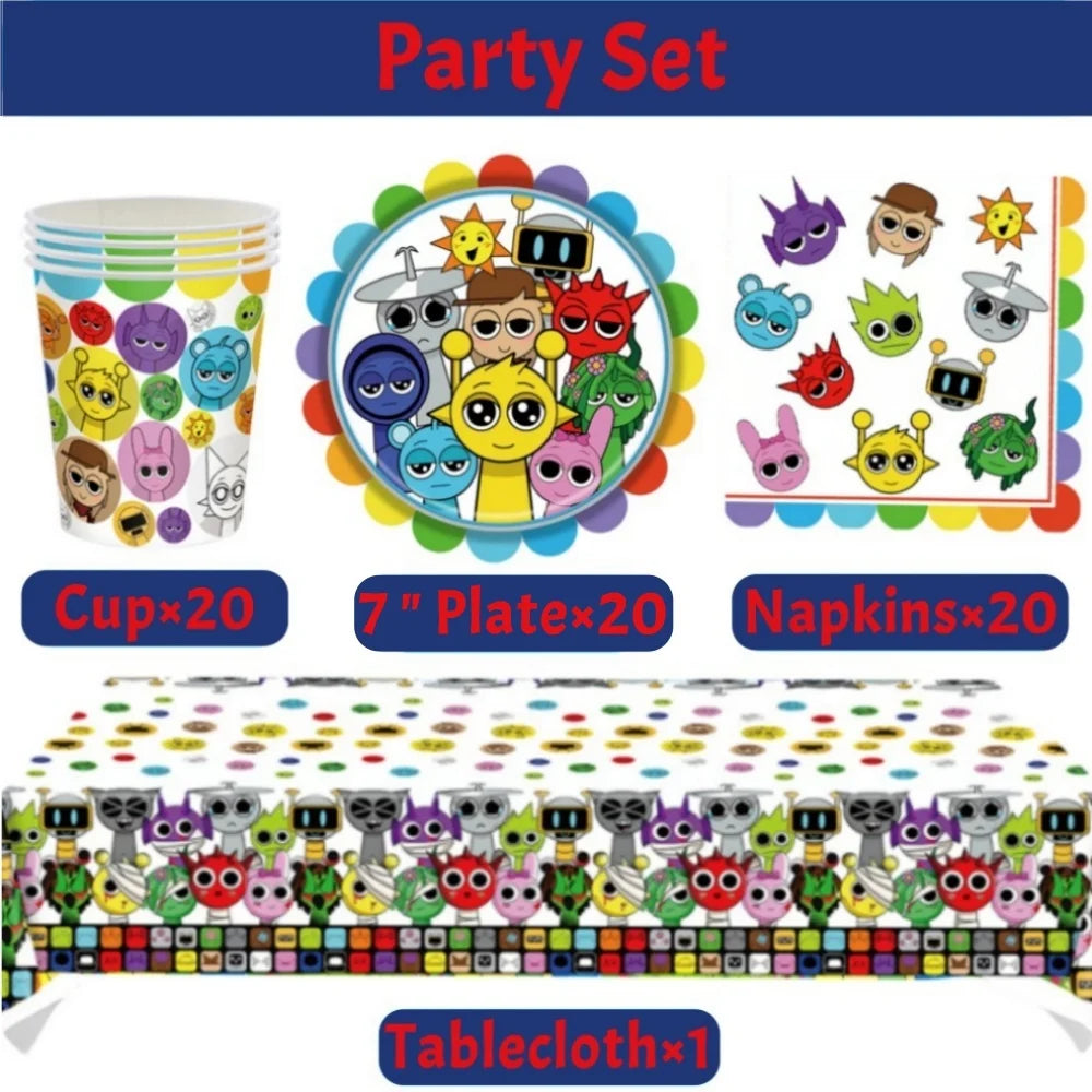 Kids Birthday Party Decoration Set