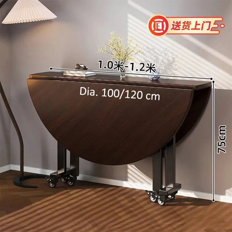 Foldable Round Dining Table