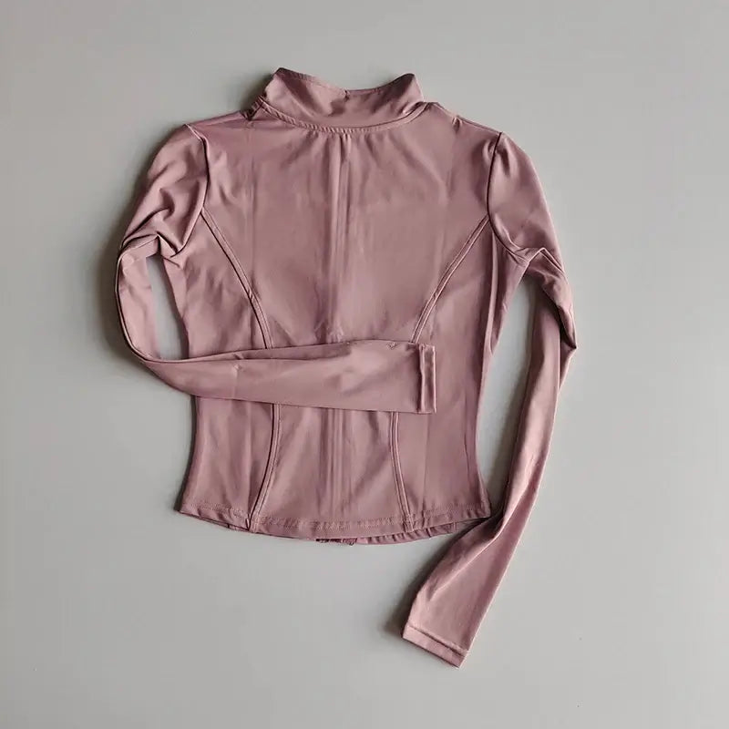 Women Quick Dry Zipper Sports Jacket