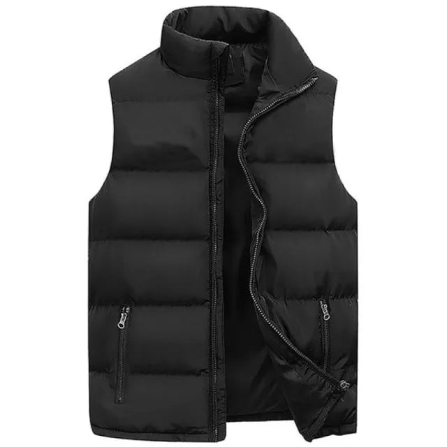 Men’s Warm Sleeveless Vest Jacket