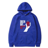 Green Day Printed Pullover Hoodie