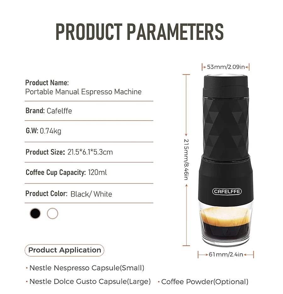 Portable 3-in-1 Coffee Machine