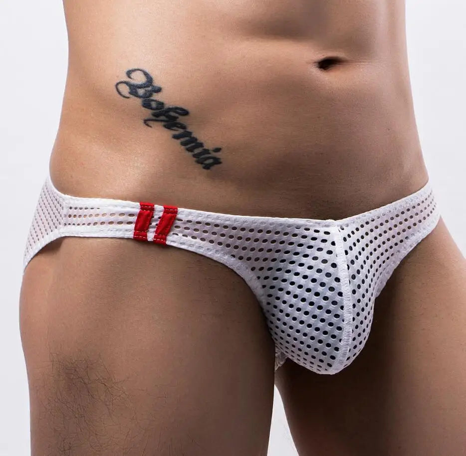Men's Sexy Mesh Briefs – U Convex Low Rise