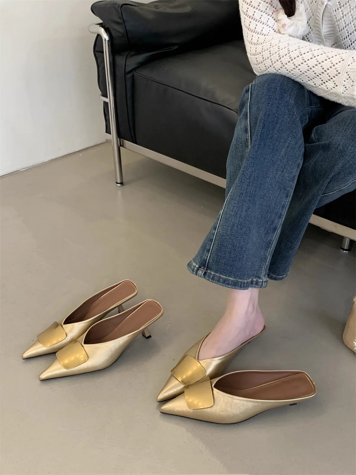 Women’s Luxury Heeled Mules