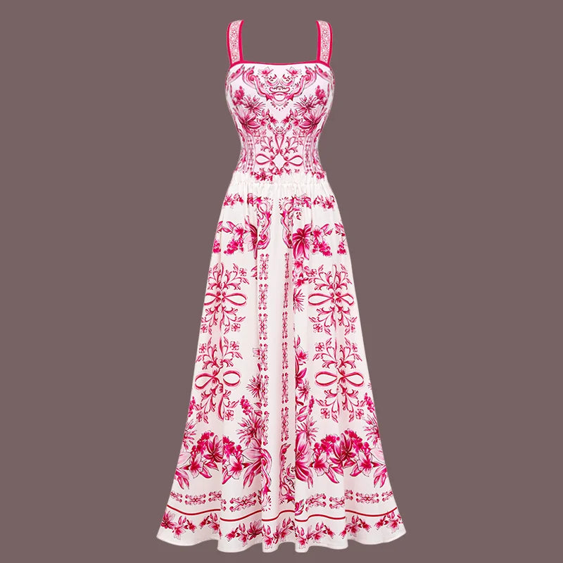 Vintage Print One Piece
