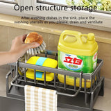 Kitchen Sponge & Dish Rack Organizer