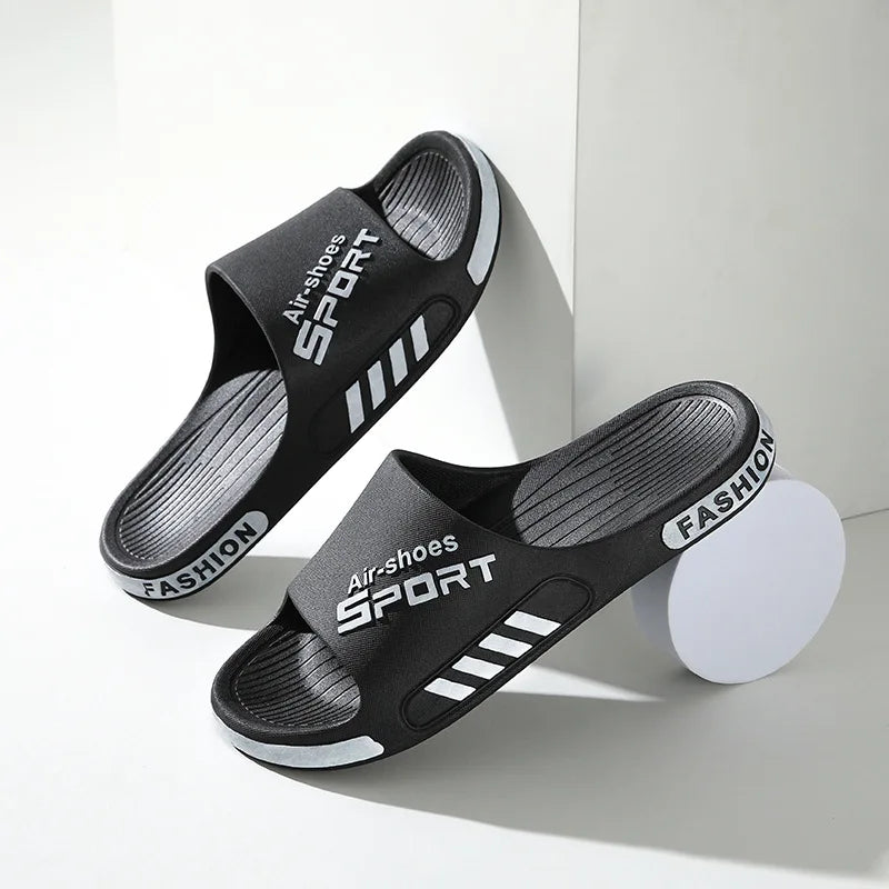 Men PVC Soft Sole Casual Beach Slides