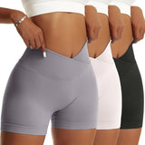 Women 3-Pack Scrunch Butt Biker Shorts