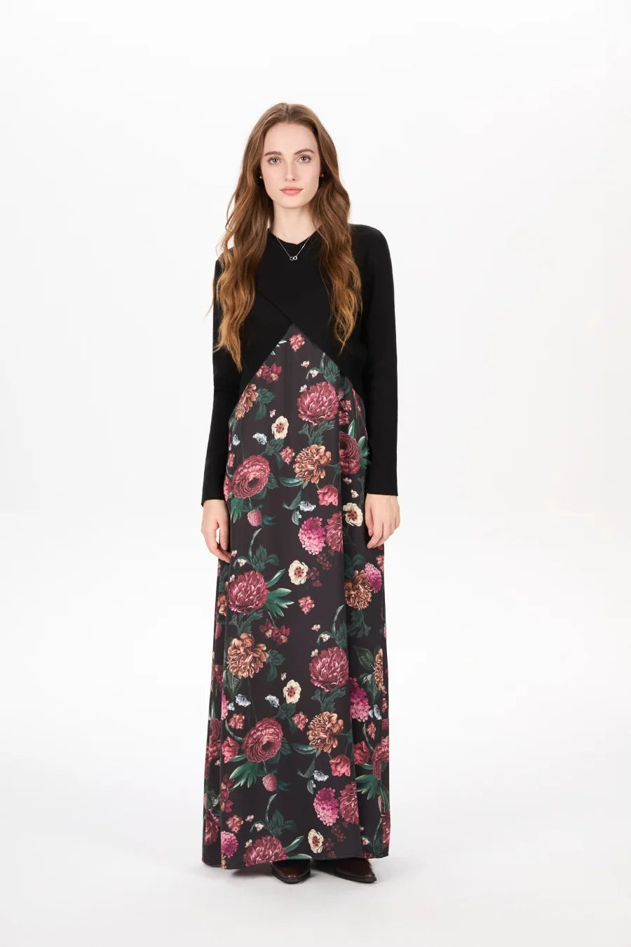 Luxe Satin Knit Maxi Set