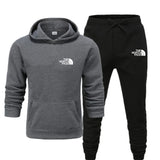 Unisex Printed Hooded Tracksuit