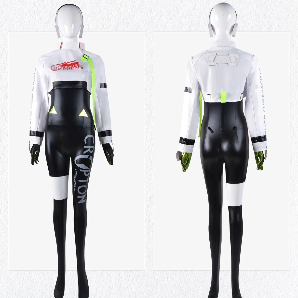Hatsune Miku Racing Anime Cosplay Outfit