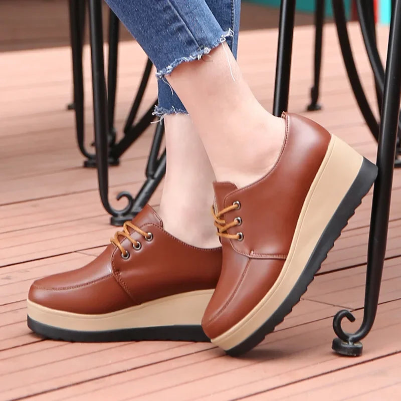 Women Platform Oxfords – 2025