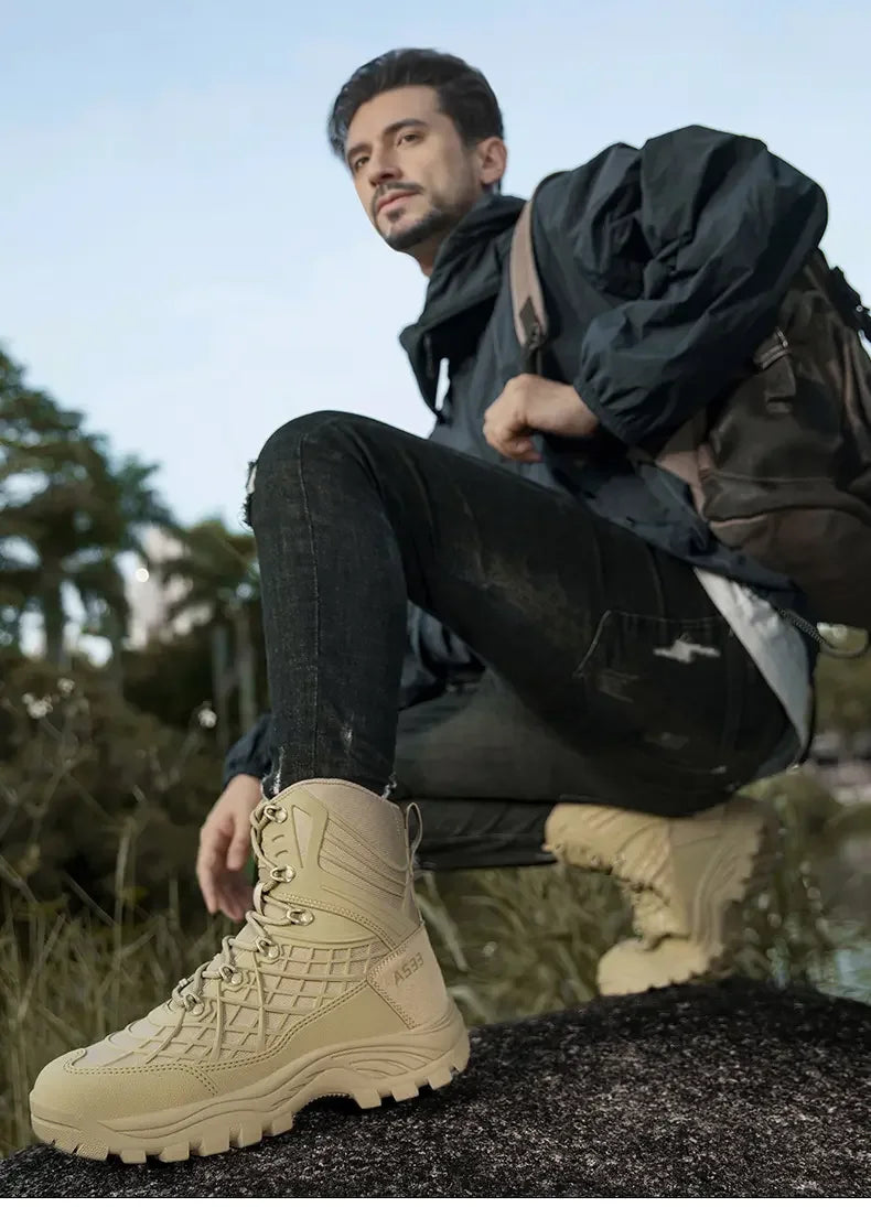 Men’s High-Top Street Style Boots