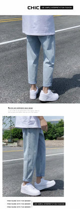 Men’s Simple Straight Denim Jeans