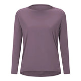Women's Long Sleeve Yoga Shirt – Quick-Dry Loose Running Training Top