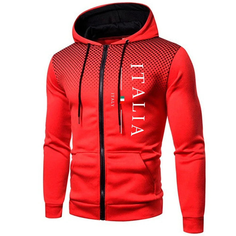 Men's Zip-Up Hoodie Jacket