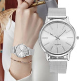 Women’s Minimalist Silver Quartz Watch
