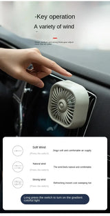 Car Air Outlet Mini USB Fan