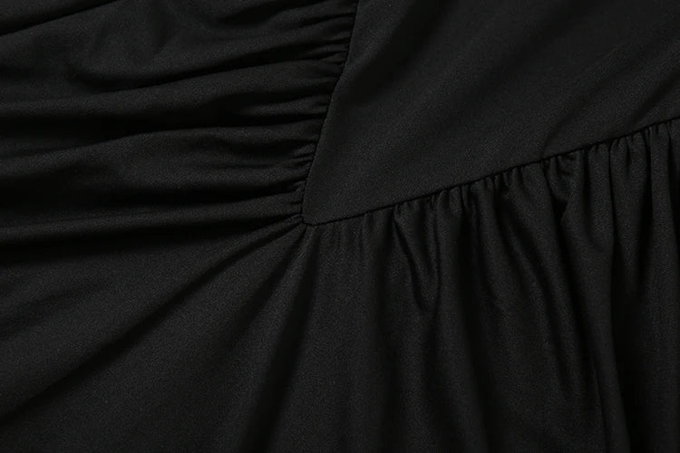 Women's Backless Ruched Maxi Dress