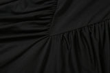 Women's Backless Ruched Maxi Dress