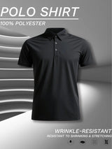 Men Casual Polyester Polo Shirts