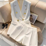 Women's Blazer Shorts Set