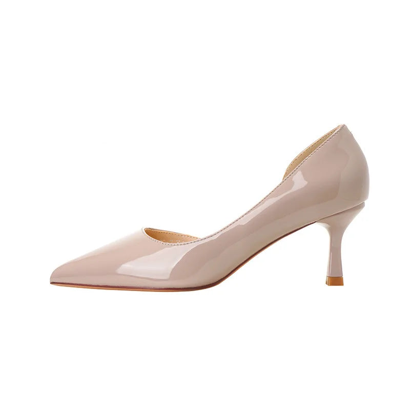 Fashion Women Pumps Patent Leather High Heels
