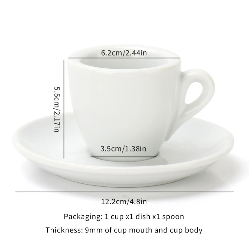 Porcelain Espresso Cup Set (50ml)