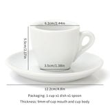 Porcelain Espresso Cup Set (50ml)