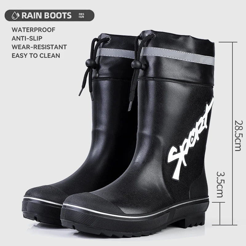 Couple Style Waterproof Rain Boots
