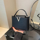 V Shape Bucket Bag