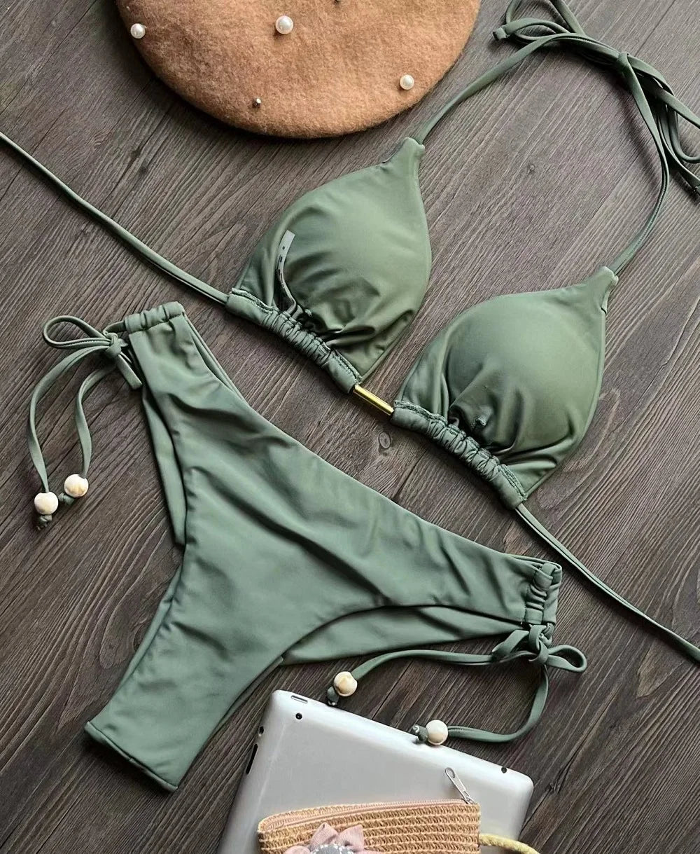 13 Color Triangle Bikini