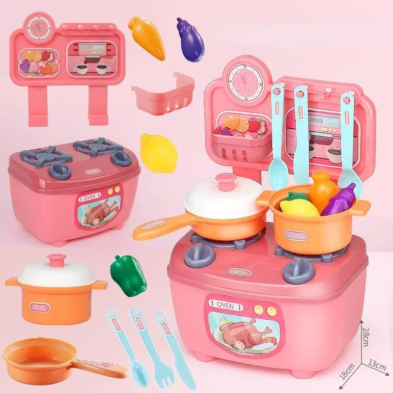 Kids Light & Music Kitchen Toy Set