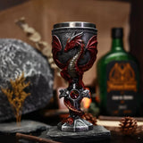 Medieval Dragon Goblet Wine Glass