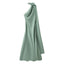 Luxe Satin Halter Evening Gown