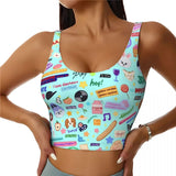 Sparkling Rhinestone Backless Camisole Tank