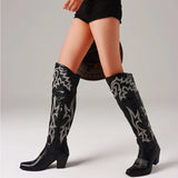 Over Knee Cowboy Boots