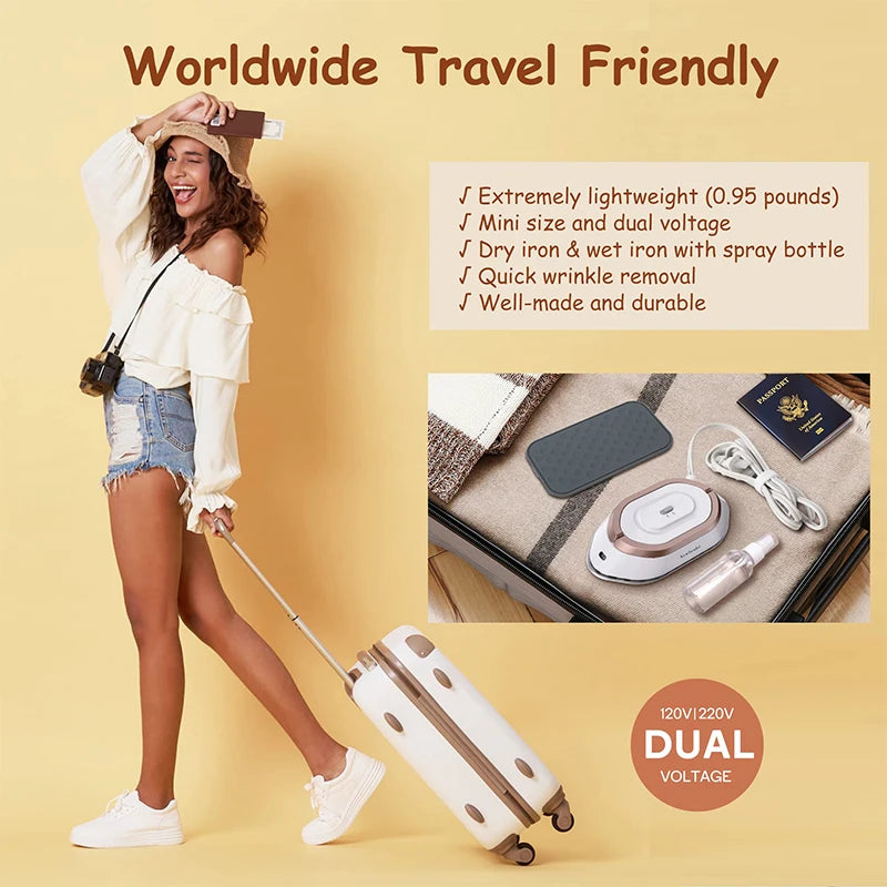 Mini Portable Travel Clothes Iron