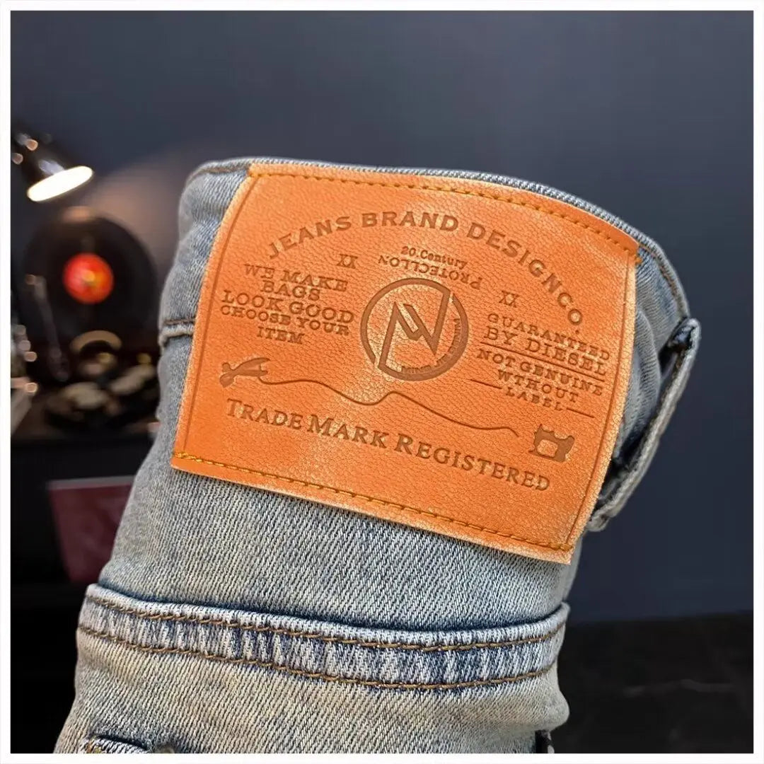 Men’s 2025 Ripped Vintage Jeans
