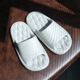 Men EVA Thick Platform Bathroom Slippers